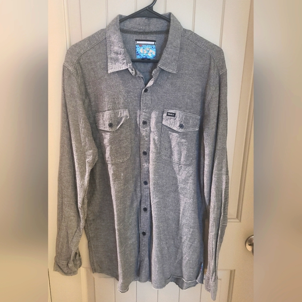 RVCA Men's Large Button Up